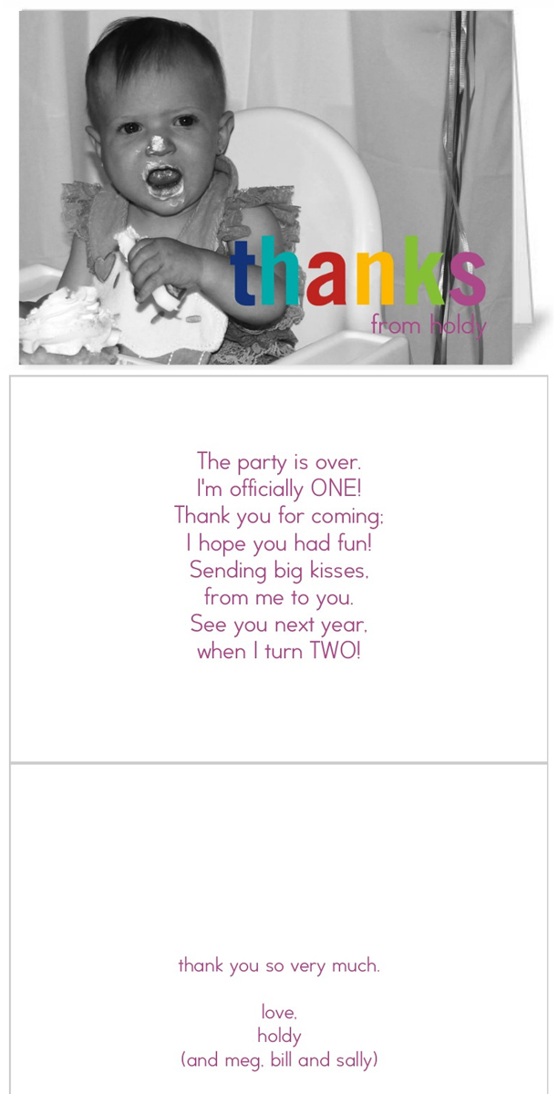 cheater thank you&nbsp;cards