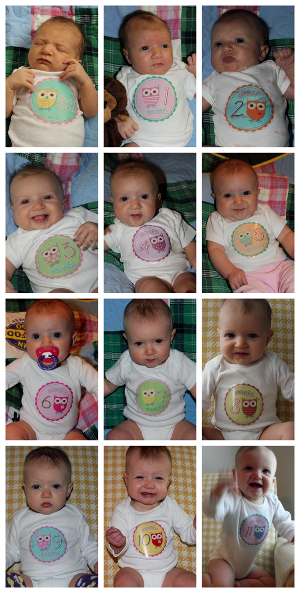 Baby's Monthly Onesie Photos - What Not to Do @ohbotherblog