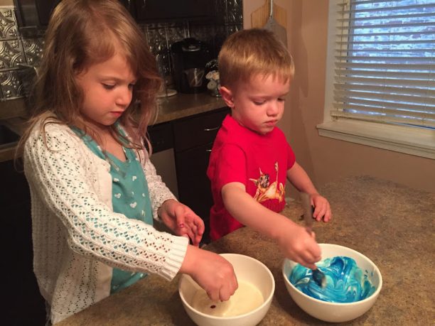 Make a Rainbow Birthday Cake @ohbotherblog