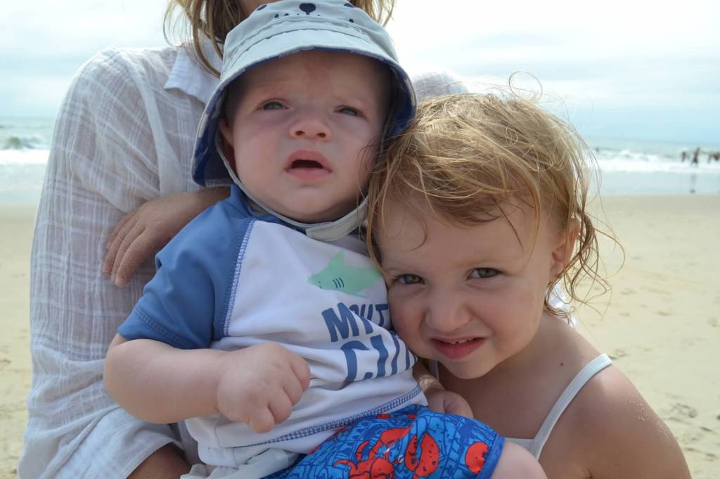 Baby beach trip @ohbotherblog