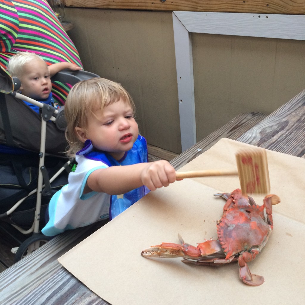 Beach trip with baby and toddler @ohbotherblog