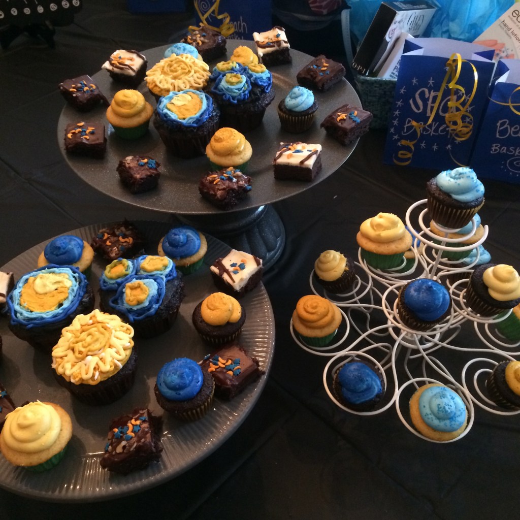 Van Gogh Starry Night Bridal Shower Theme @ohbotherblog