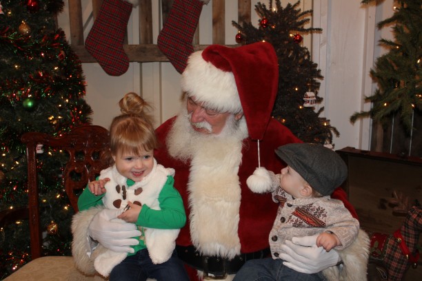 obligatory santa photos