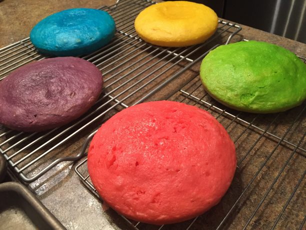 Make a Rainbow Layer Cake @ohbotherblog