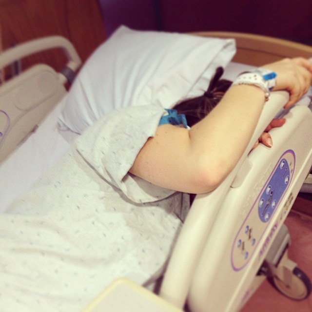 In the middle of a labor contraction @ohbotherblog