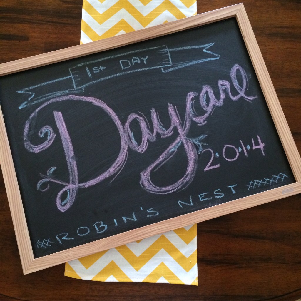 First Day of Daycare @ohbotherblog