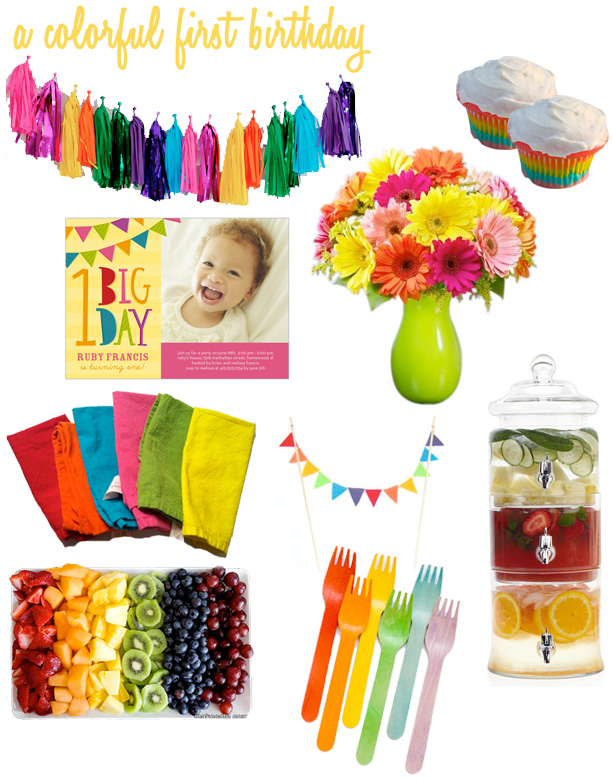 first birthday party idea&nbsp;board