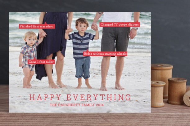 Minted Conversation Bubble Holiday Card @ohbotherblog