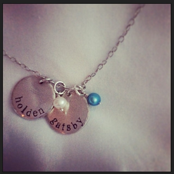 Mom Baby Birthstone Necklace @ohbotherblog