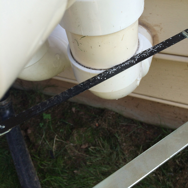 Toddler puts ball in AC exhaust pipe @ohbotherblog