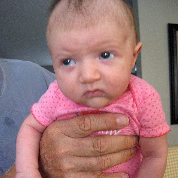 baby eye roll @ohbotherblog