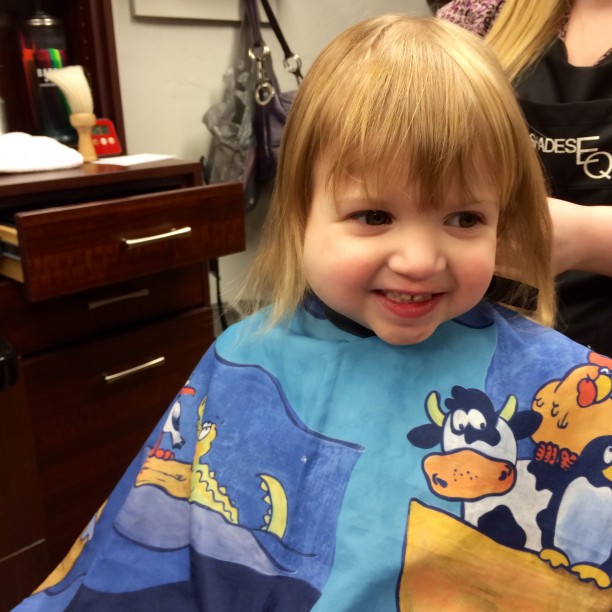 First haircuts @ohbotherblog