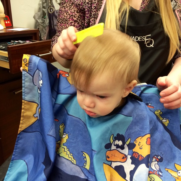 First haircuts @ohbotherblog
