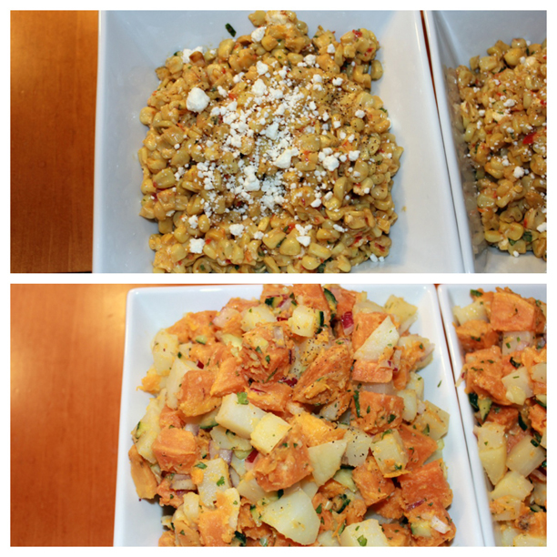 Caribbean Sweet Potato Salad and Mexican Corn Salad @ohbotherblog