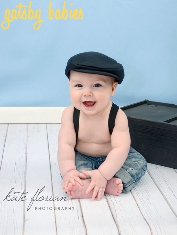 Gatsby baby newsboy cap from coutureparfait @ohbotherblog