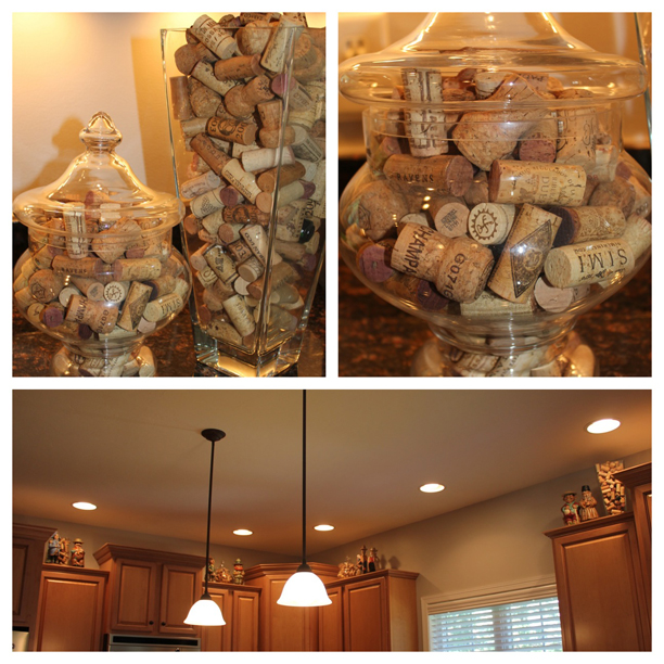 Corks as decoration @ohbotherblog