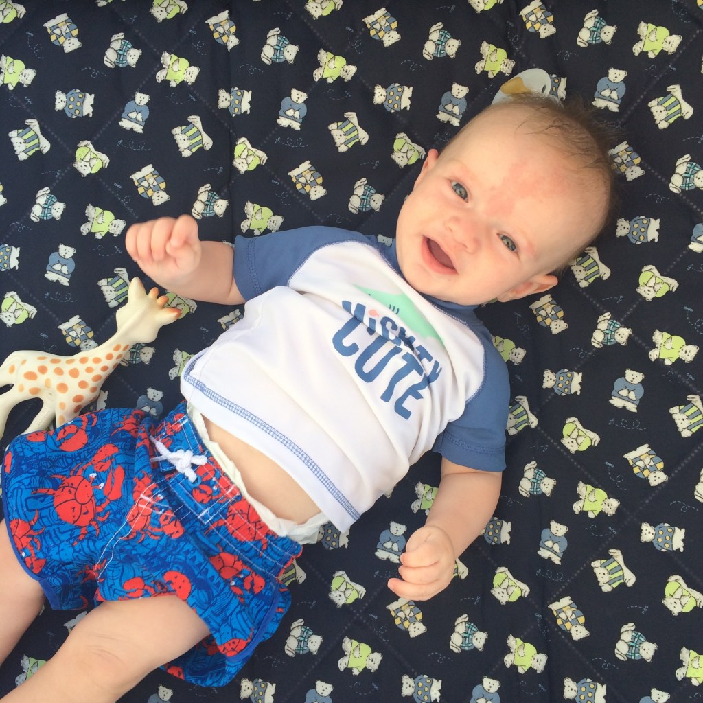 Beach trip with baby and toddler @ohbotherblog