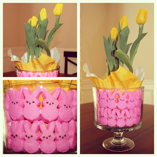 easter centerpiece in a&nbsp;pinch