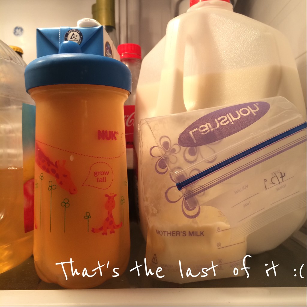 crying over frozen&nbsp;milk