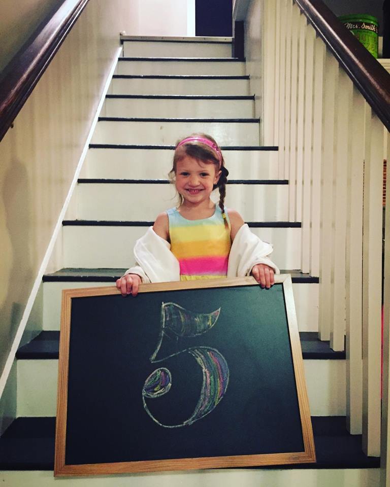 a letter to my daughter on her fifth&nbsp;birthday