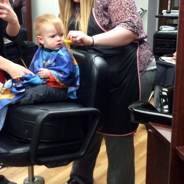 First haircuts @ohbotherblog